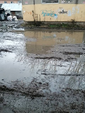 На ул. Каравайковой в Иванове - бездорожье