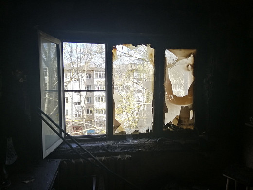 На пожаре в ивановской «хрущевке» погибли три человека