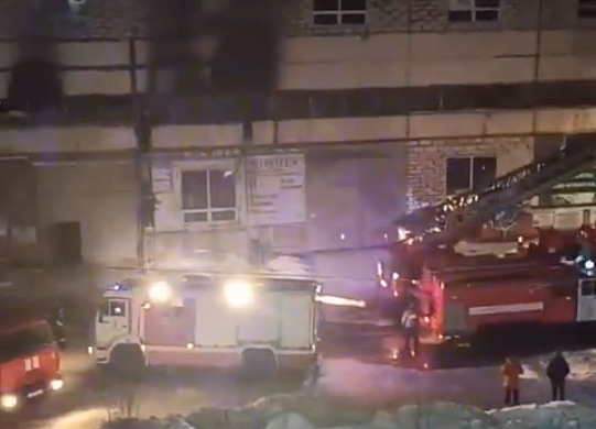 В Иванове во время пожара на производстве пострадала женщина