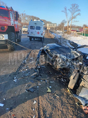  В Ивановской области в лобовом столкновении пострадал мужчина 