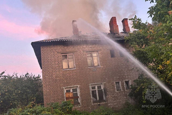 В Родниках подожгли три нежилых дома