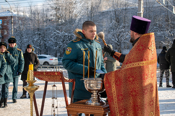 В Татьянин день ивановские студенты по традиции освятили зачетки 