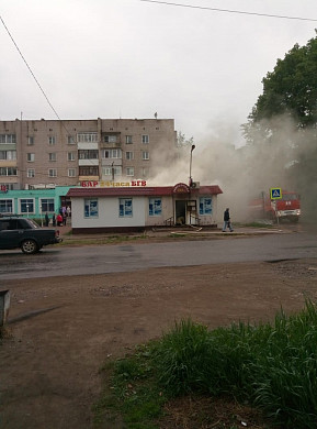  В Вичуге сгорел магазин с закусочной 