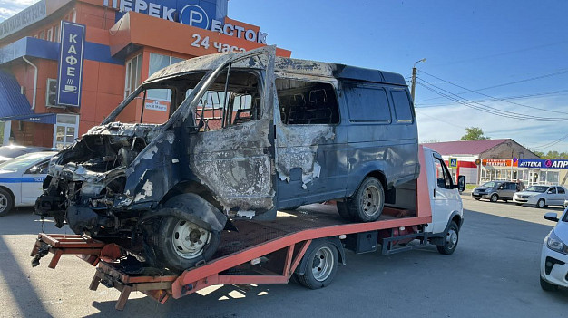  В Ивановской области «ГАЗель» врезалась в забор жилого дома и загорелась 