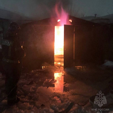 В новогоднюю ночь в Иванове в гараже сгорел мужчина
