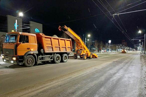 В Иванове за ночь вывезли 278 кубометров снега