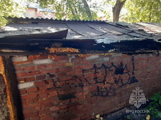 В Иванове дети подожгли сарай