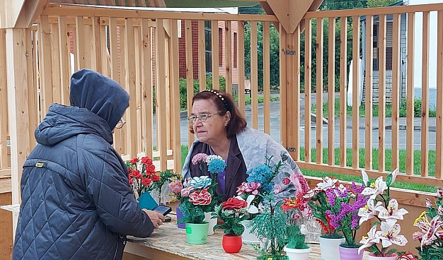 Жители Пучежского района показали в Юрьевце сыр, картины, косоворотку и кокошник