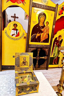 В храм при ивановском онкодиспансере прибыли мощи Андрея Первозванного