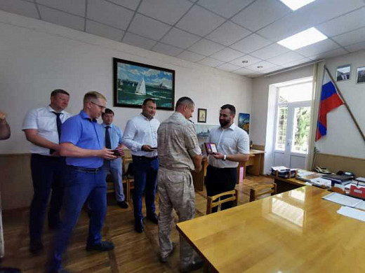 Мэр Владимир Шарыпов побывал на ракетном катере «Ивановец» в Севастополе