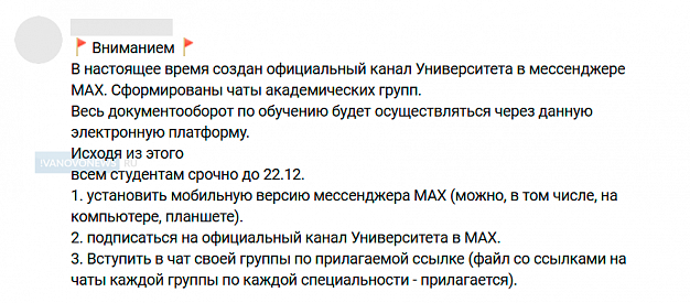 Ивановские студенты жалуются, что их заставляют скачивать мессенджер MAX