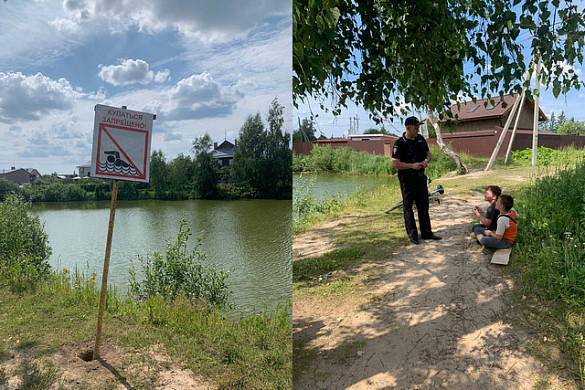 В Ивановском районе проводят рейды по местам, где купаться запрещено