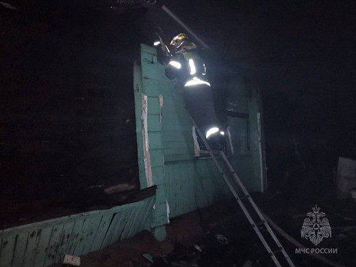 В Ивановской области на пожаре погиб мужчина