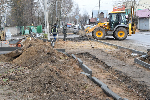 На улице Афанасьева в Иванове установят 5000 бордюров и поребриков