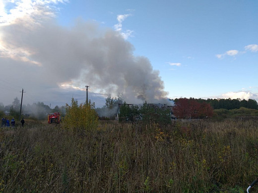  На пожаре в Комсомольском районе погиб мужчина 