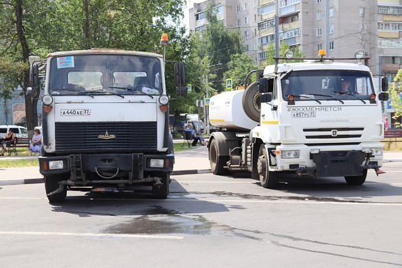 Поливалки в Иванове будут работать круглосуточно