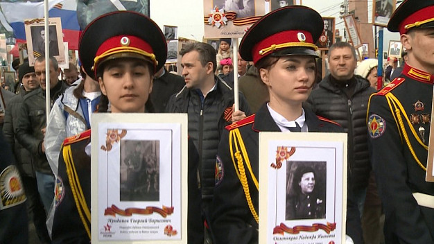 Более 30 тысяч ивановцев прошли в колонне «Бессмертного полка»