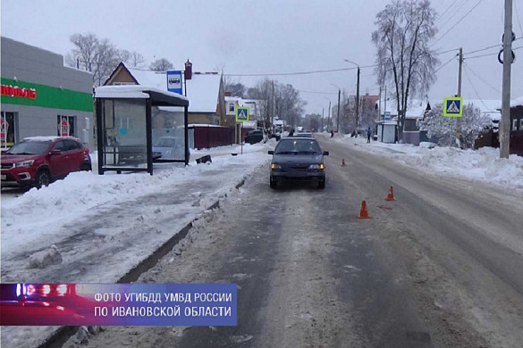  В Кинешме на пешеходном переходе сбили пенсионерку 