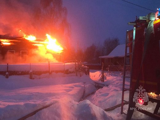 В Ивановской области на пожаре погибла пожилая женщина