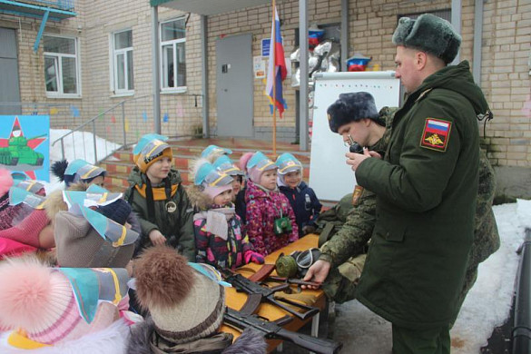 В Ивановской области воспитанники детского сада прошли «Школу молодого бойца»