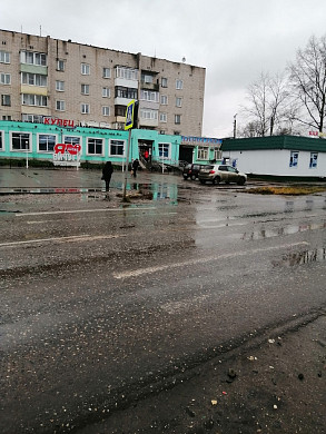 В Вичуге новую дорожную разметку смыли дожди