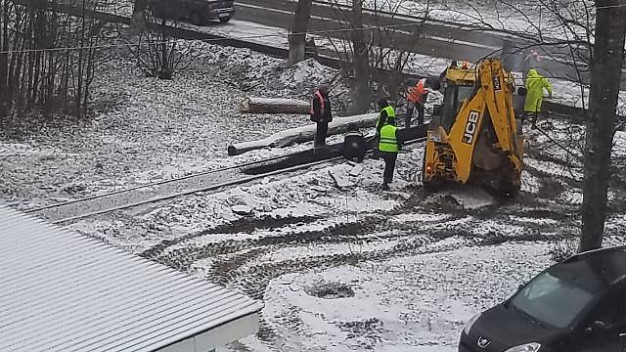 В Заволжске началась укладка асфальта