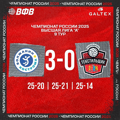 Ивановские волейболисты проиграли выездные матчи в Костроме