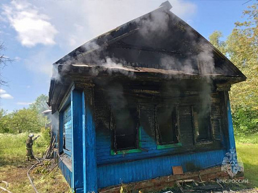 В Комсомольском районе мужчина сгорел заживо в собственном доме
