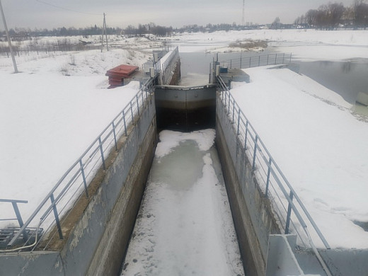 Холуйский гидроузел проверили на готовность к паводку