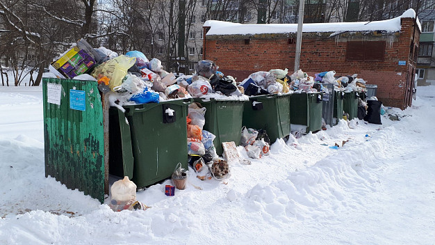 В новогодние праздники в Иванове увеличат кратность вывоза отходов