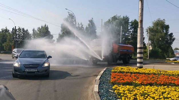 Поливалки в Иванове будут работать круглосуточно