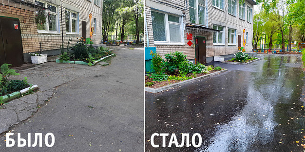  За год в Ивановской области благоустроили территории почти 100 детских садов 