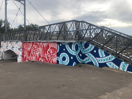 На Банном мосту в Иванове уничтожена уникальная роспись
