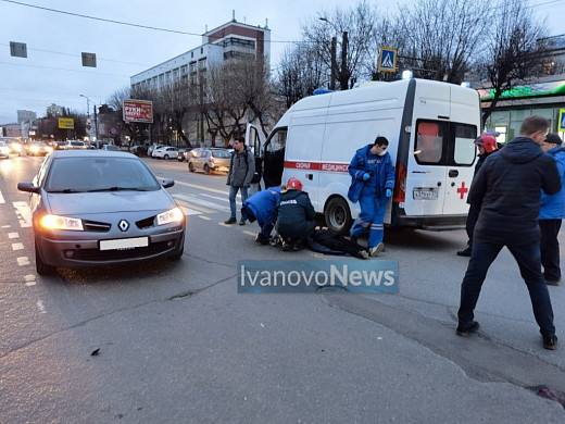 В Иванове сбили двух женщин: момент наезда попал на видео