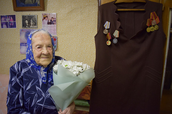 В Иванове труженица тыла отметила столетний юбилей 