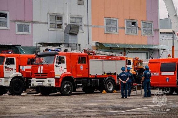  В крупном ивановском текстильном центре тушили условный пожар 