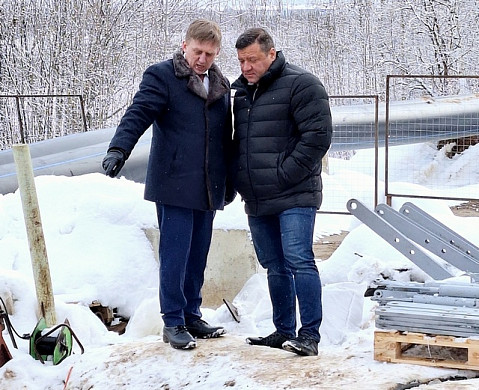 Ремонт главного ивановского коллектора проинспектировали региональные чиновники