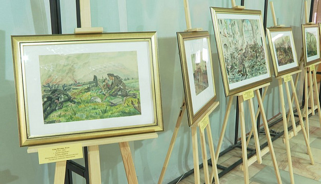  В Иванове открылась передвижная выставка детских рисунков «Мы — наследники Победы!» 
