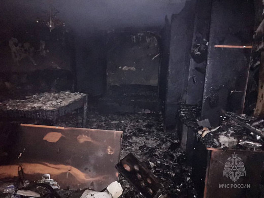 В Ивановской области на пожаре погиб мужчина