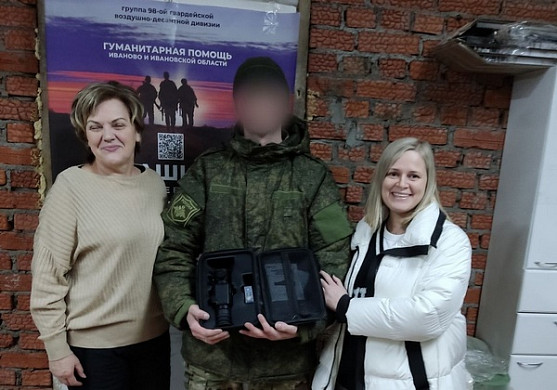 Ивановские школьники подарили десантникам тепловизор