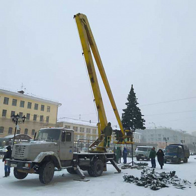 Вторую городскую ёлку установили в Иванове