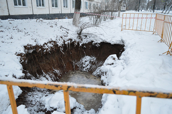 В Тейкове произошла авария на центральной сети водоснабжения