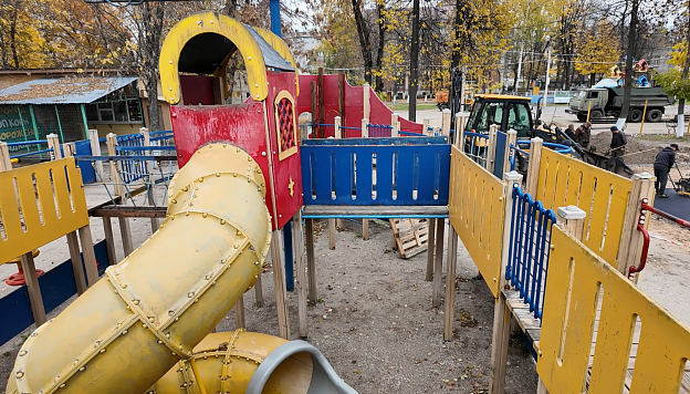  В Иванове закрыт на ремонт парк на Комсомольской 