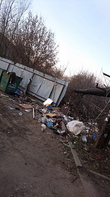 Больше месяца утопает в мусоре одна из контейнерных площадок в Кохме 