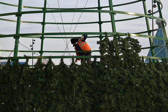 В Кинешме установят более 25 новогодних ёлок