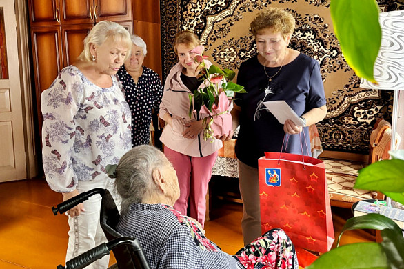  Ивановка Мария Павловна Гурьева отметила столетний юбилей 