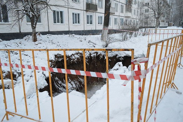 В Тейкове произошла авария на центральной сети водоснабжения