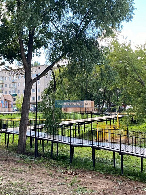 В Фурманове два дерева упали на новый объект благоустройства