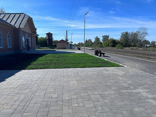  В Гавриловом Посаде отремонтировали железнодорожную платформу 