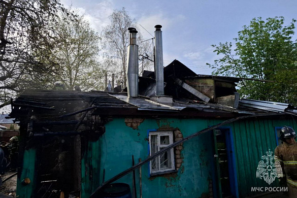 В Ивановской области за сутки горели два дома и заброшенное здание